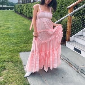 Love shack fancy pink whimsical dress